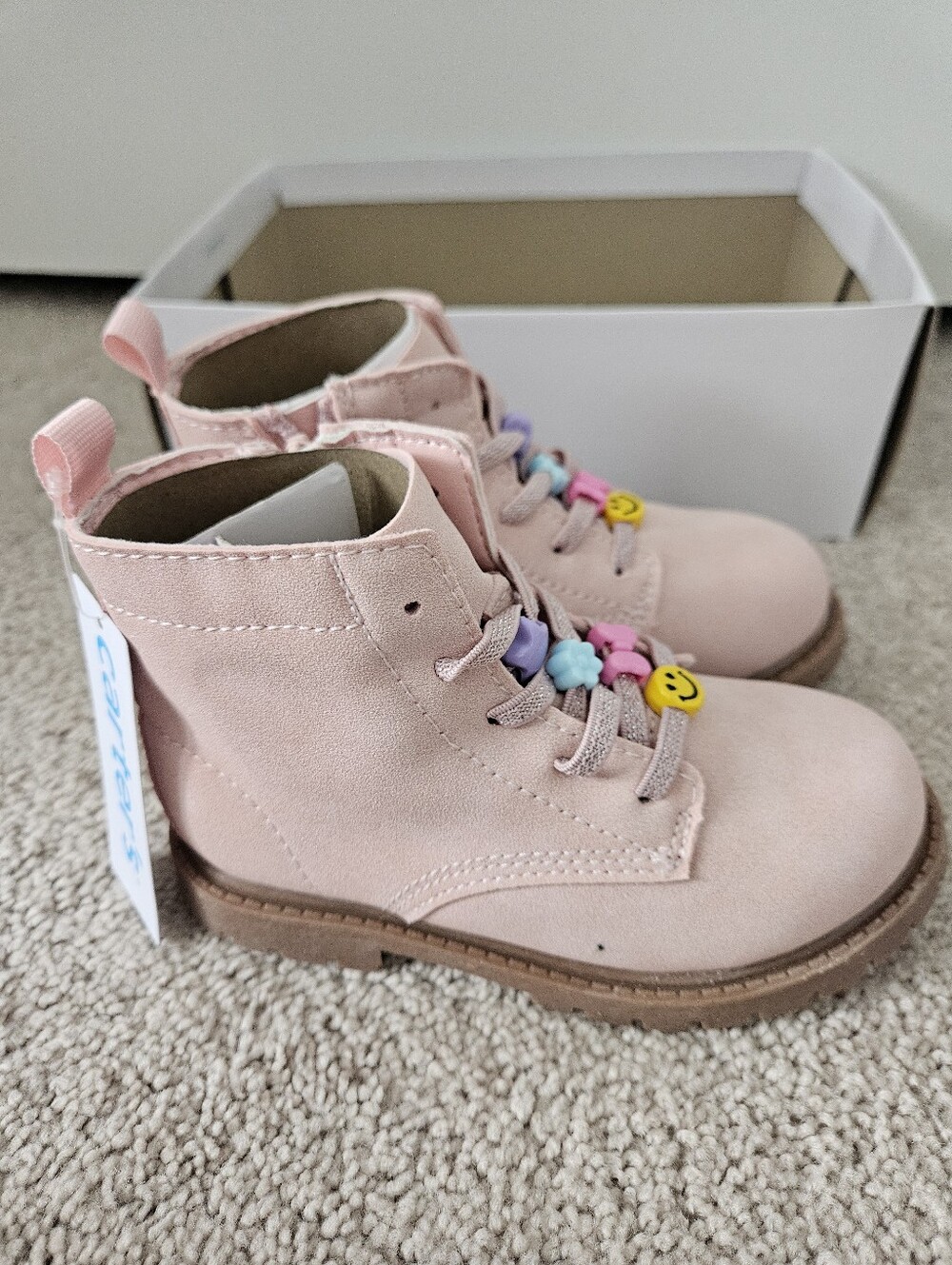 New In Box Carter's Beatris Toddler Girls Casual Ankle Boots Size 10 - Picture 8 of 14